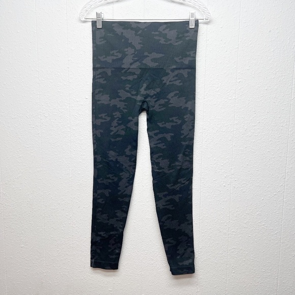 Spanx Camouflage High Rise Leggings Womens Large Activewear Loungewear Casual - Picture 2 of 12
